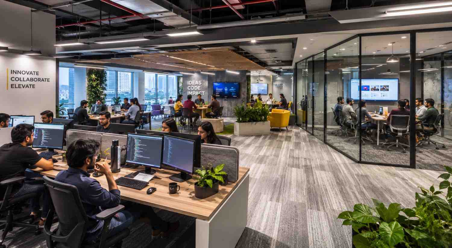 Office Interior Design for IT & Tech Companies in Gurgaon and Noida