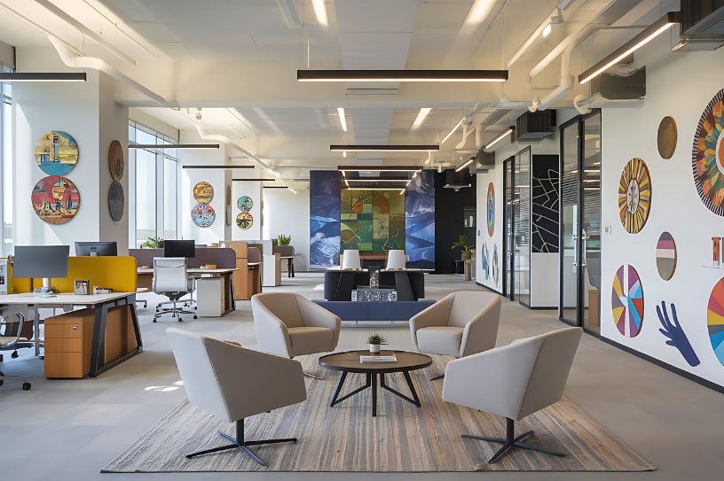 luxury open office design