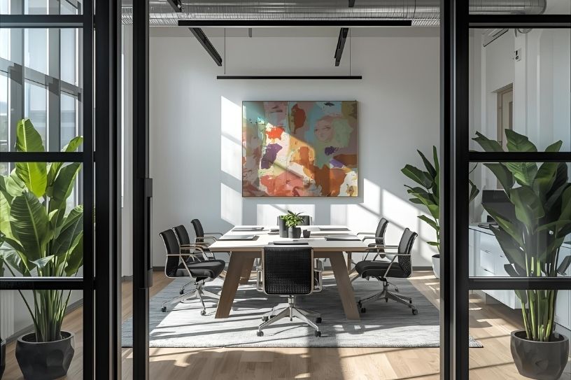 modern luxury office area