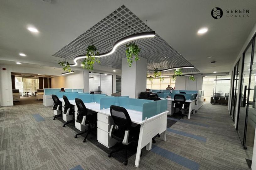 co-working space interior modern office design
