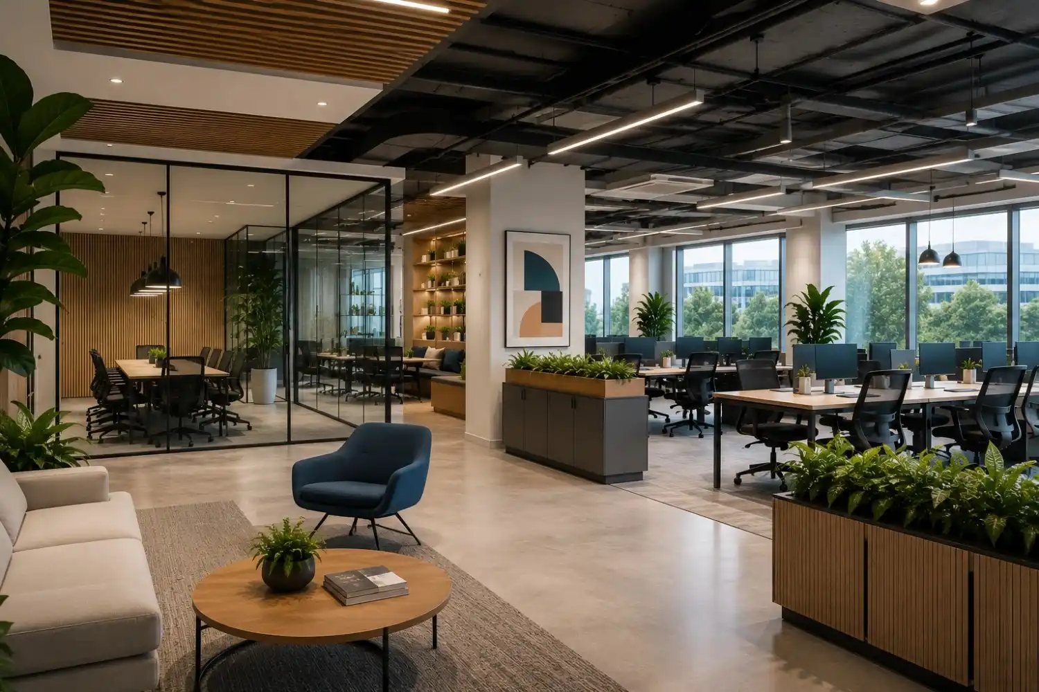 what is commercial interior design