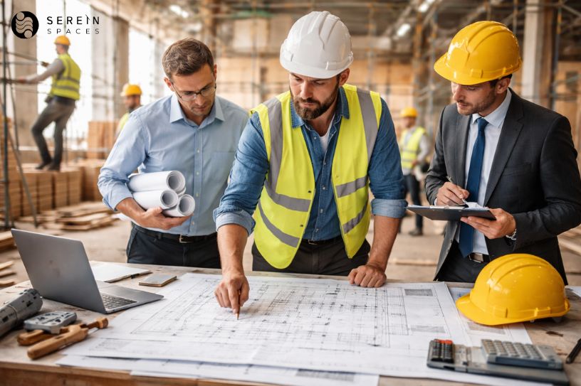 contractor based office interior project planning