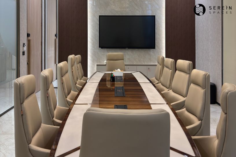 corporate conference room interior
