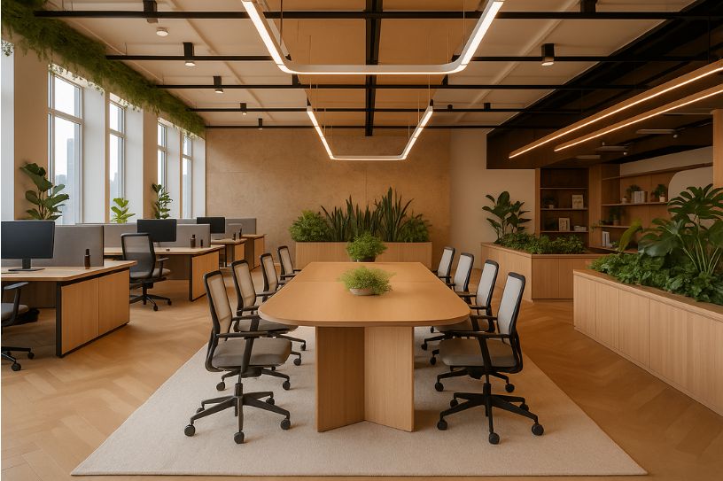 hybrid and flexible office design