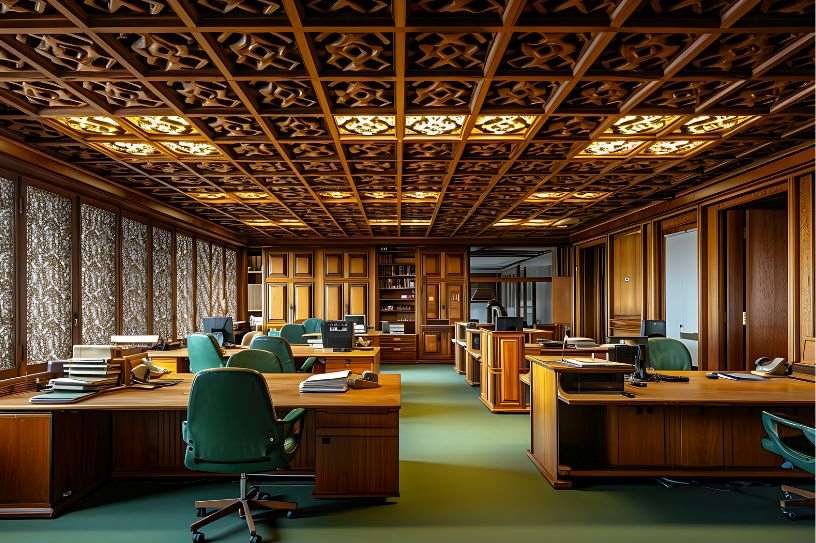 modern law office working area