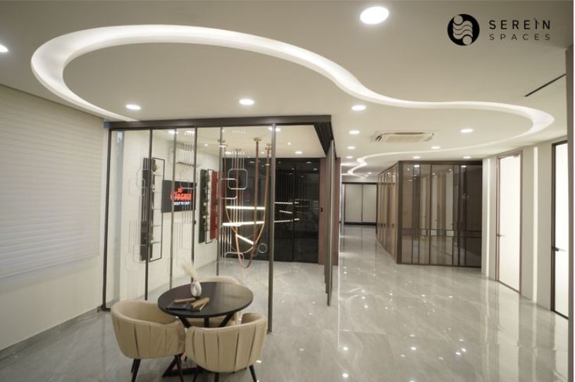 modern office lighting design commercial workspace