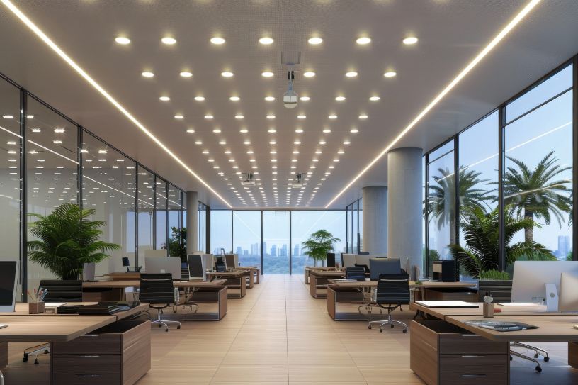 premium office interior design modern workspace