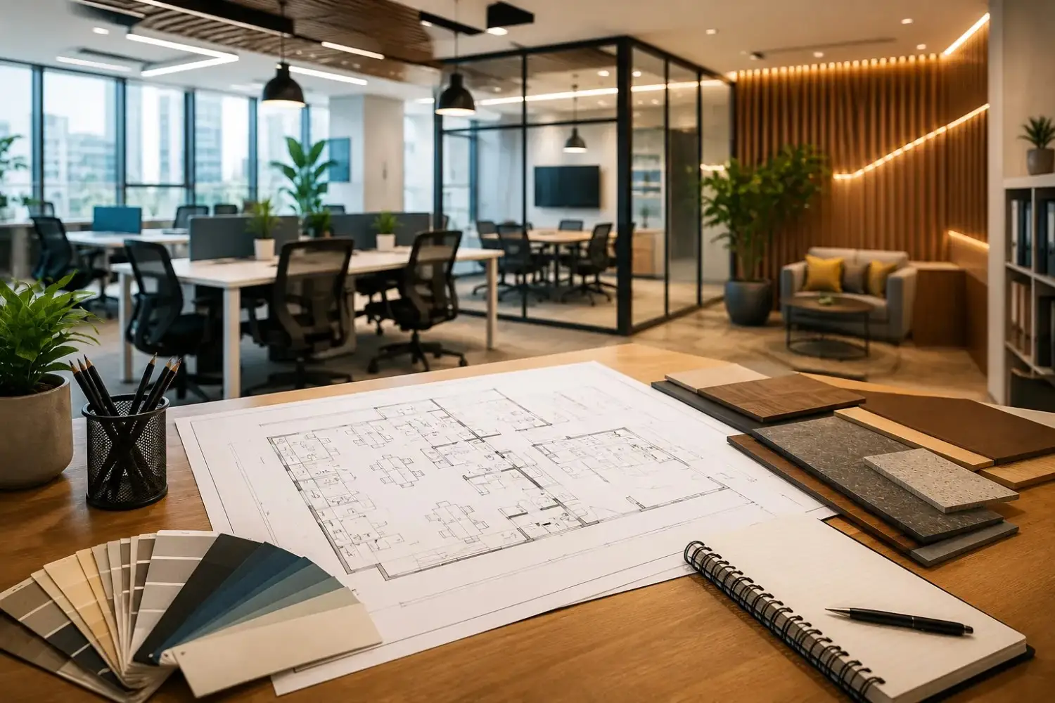 best office interior designers in delhi