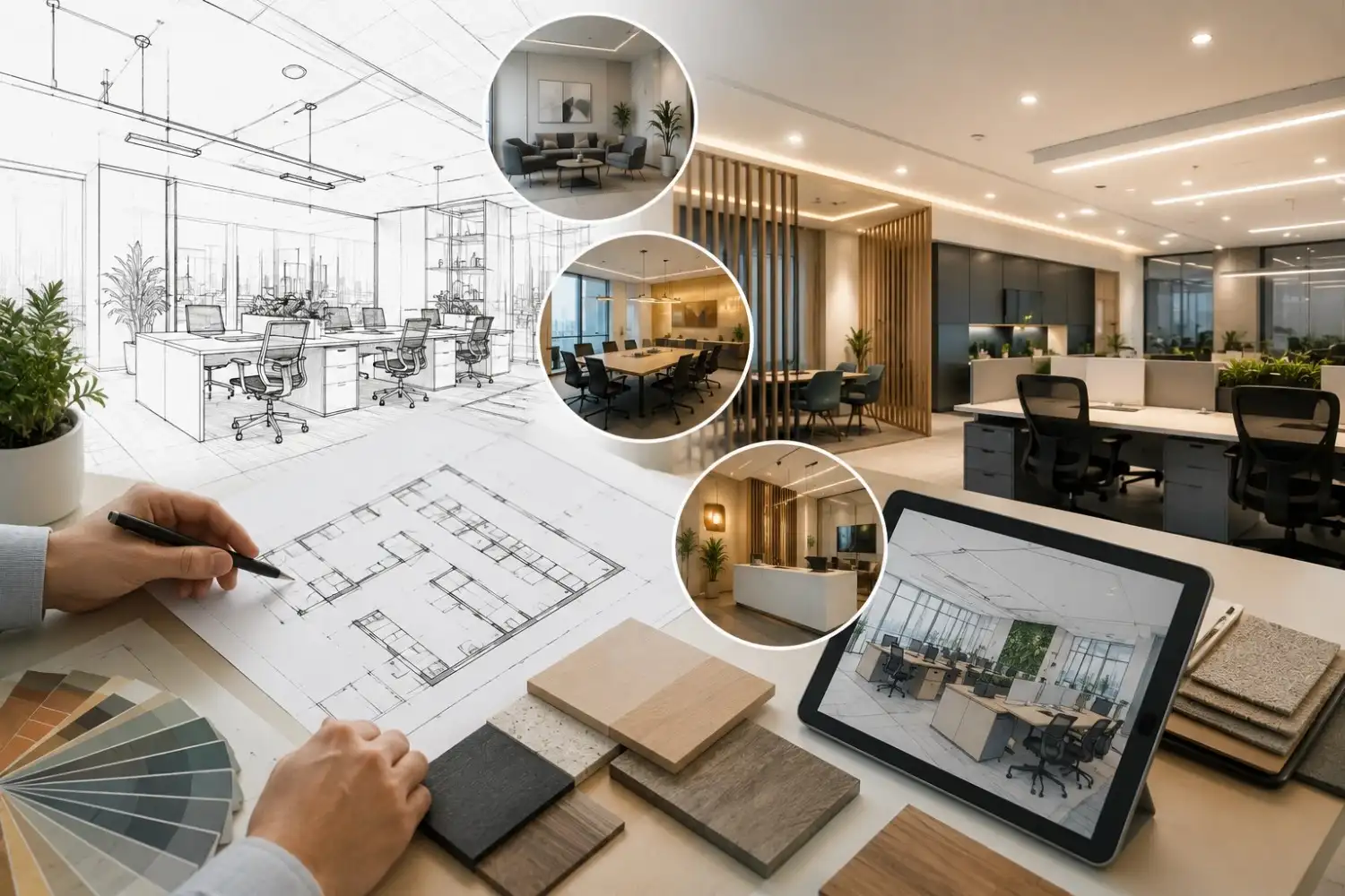 services offered by office interior design companies