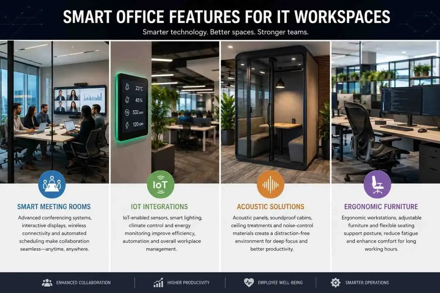 Smart Office Features for IT Workspaces