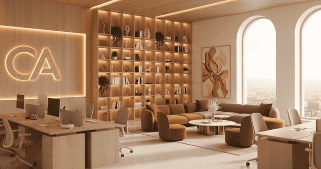 modern stylish office interior design